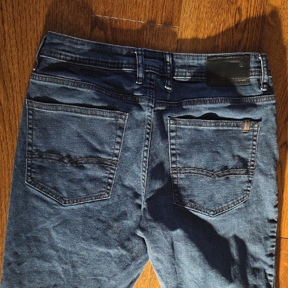 Buffalo David Bitton Men's Dark Blue Straight Jeans - Picture 7 of 8